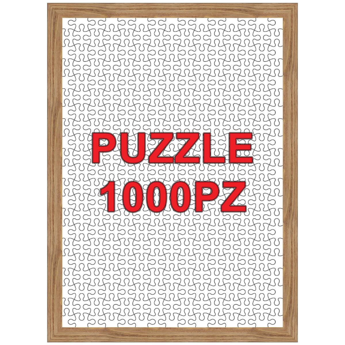 Cornice per puzzle 1000 pezzi rovere chiaro opaco per foto da 50
