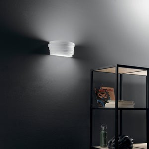 Applique da parete per comodino camera da letto bianco doppia luce - 5BF2