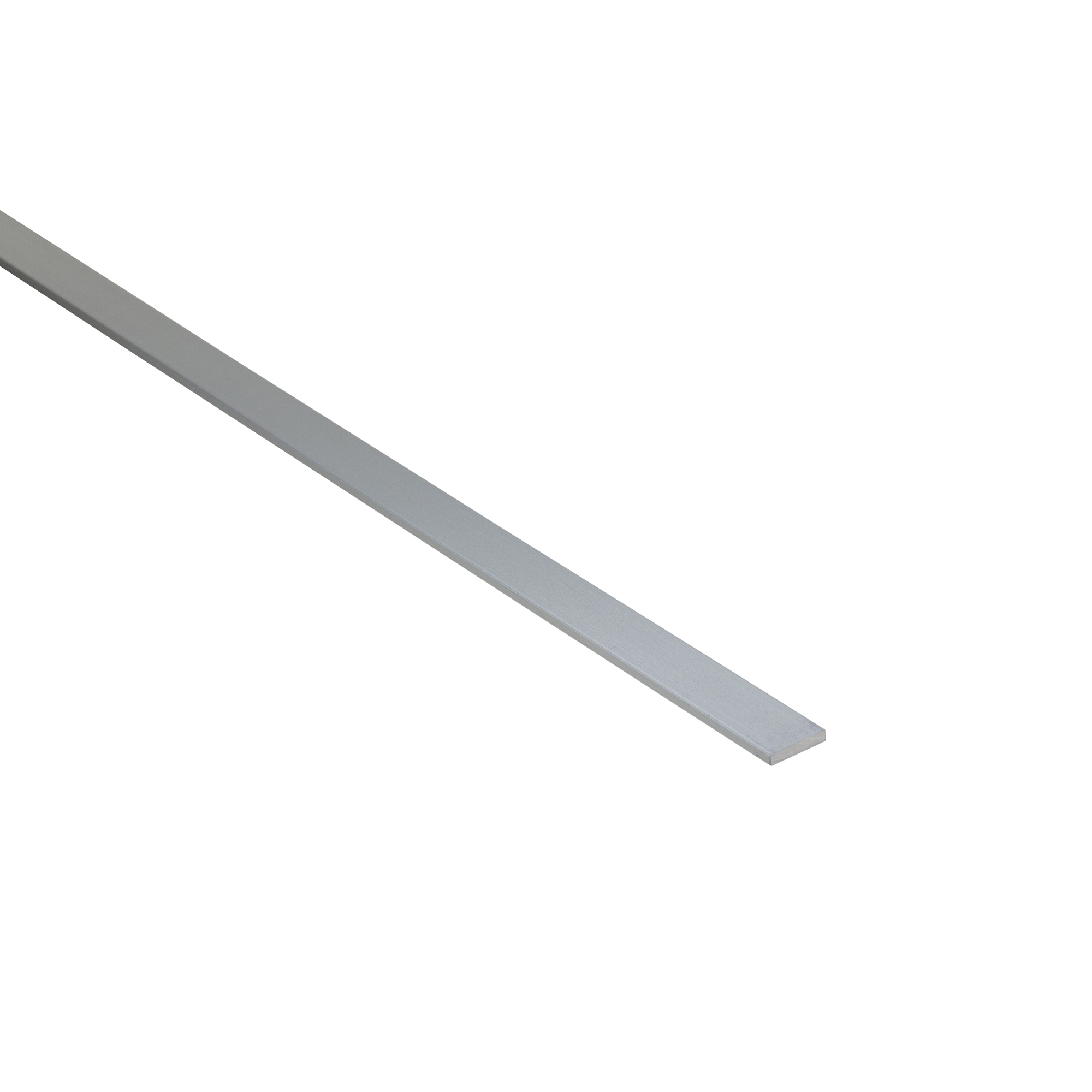 U, 20,1x5x1,0 mm, ANODIZZATO ARGENTO, METRI 3