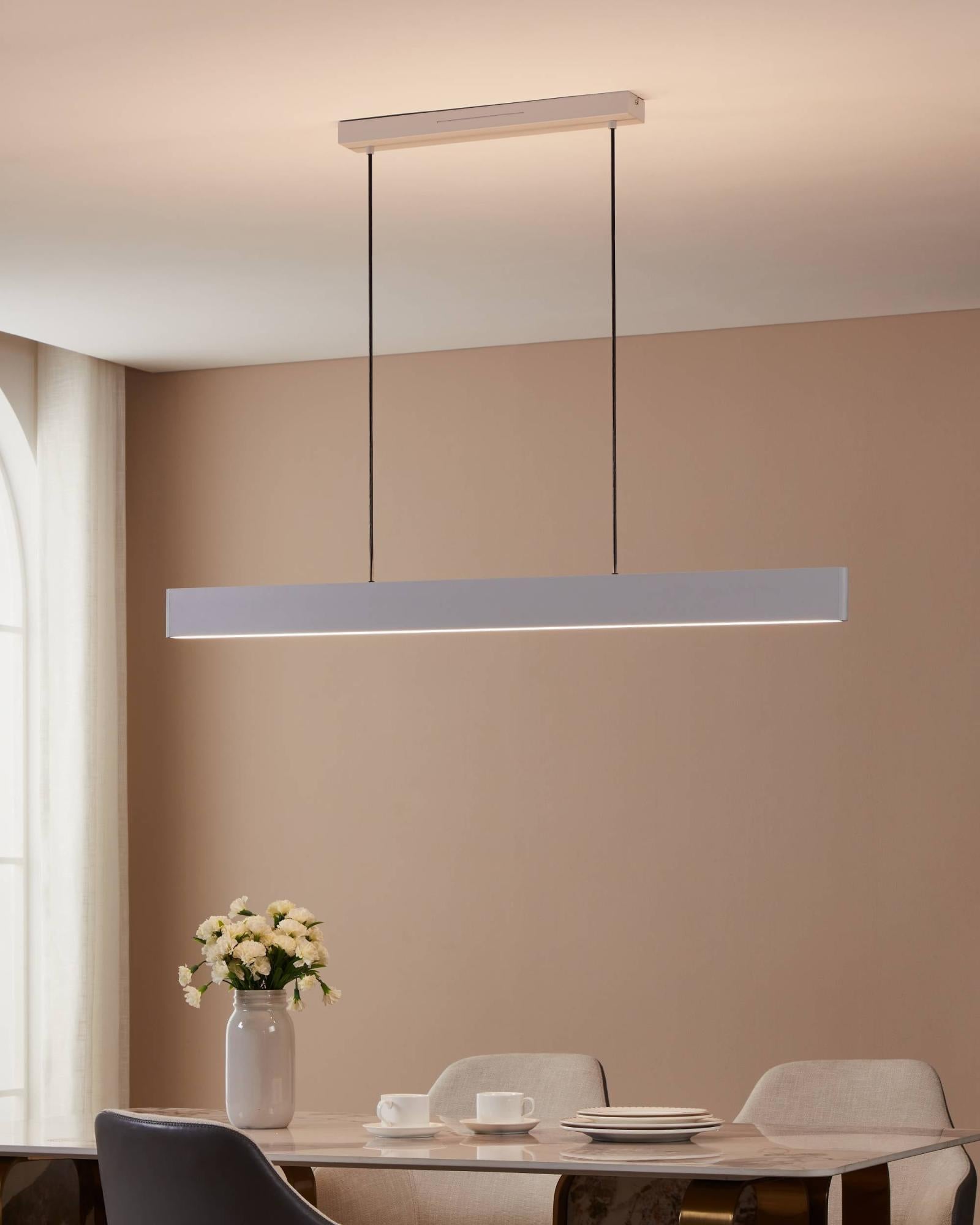 Luce Interna Eglo 94614 A LED Integrato - Design Moderno In Colore Argento - Foto 8