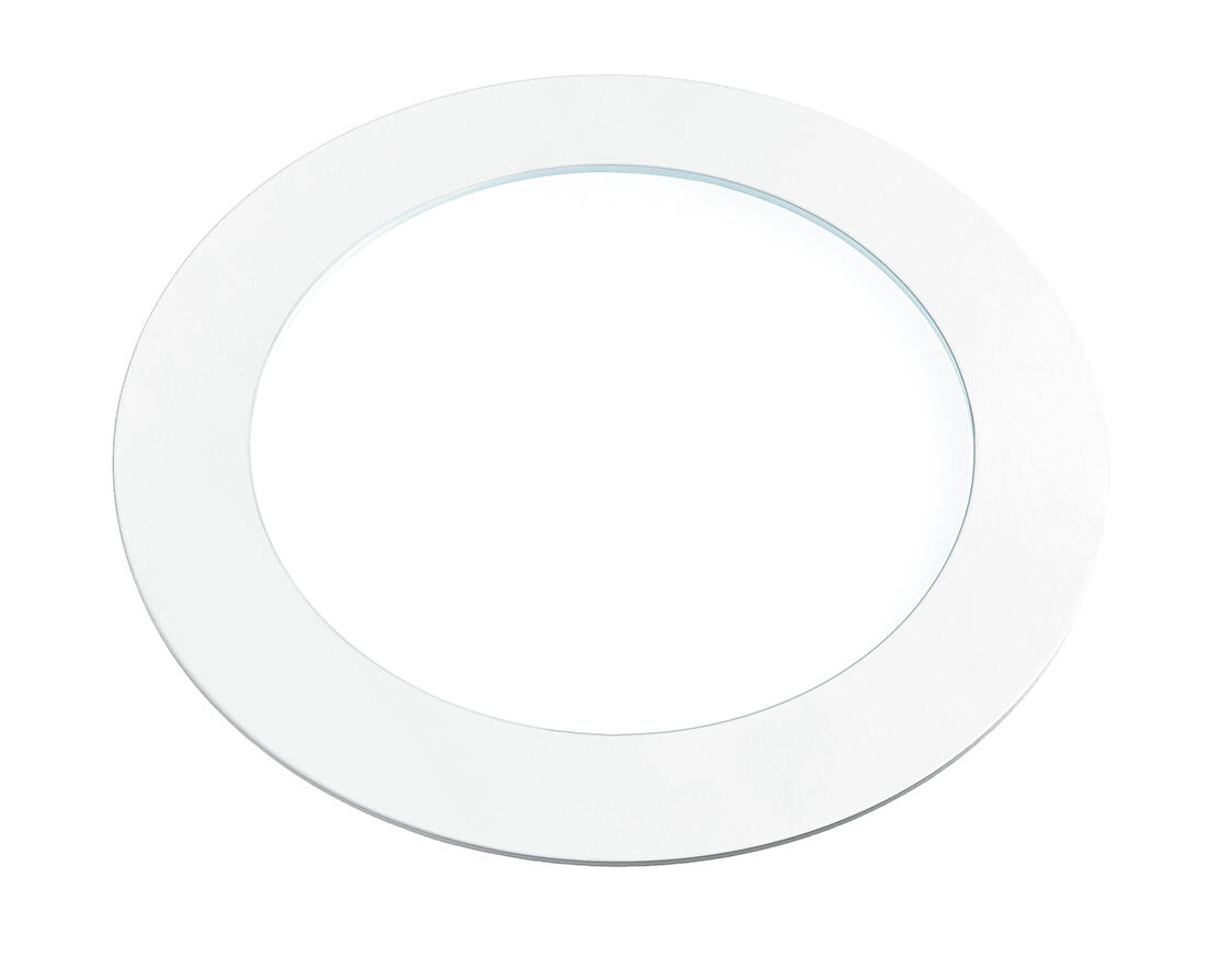 Faretto da incasso LED integrato Extraflat quadrato bianco, foro incasso 8  cm luce passaggio dal bianco caldo al bianco neutro