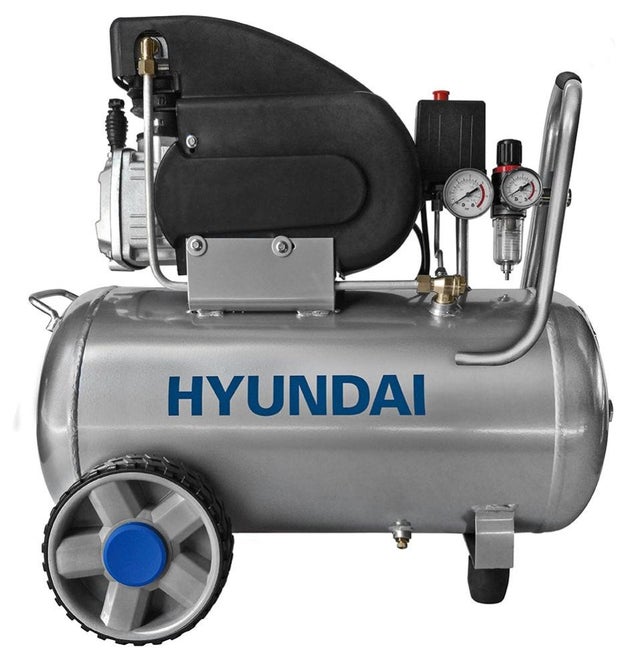 Compressore HYUNDAI 65651 con filtro separatore di condensa, 2 hp, 8 bar, 50 litri