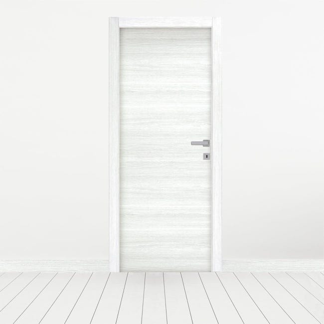 Porta battente Chamberi bianco L 80 x H 210 cm reversibile | Leroy Merlin Porta battente Chamberi bianco L 80 x H 210 cm reversibile | Leroy Merlin