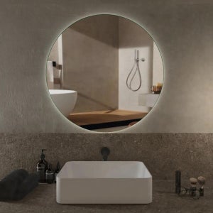 Artforma - Tondo specchio bagno con luce L192