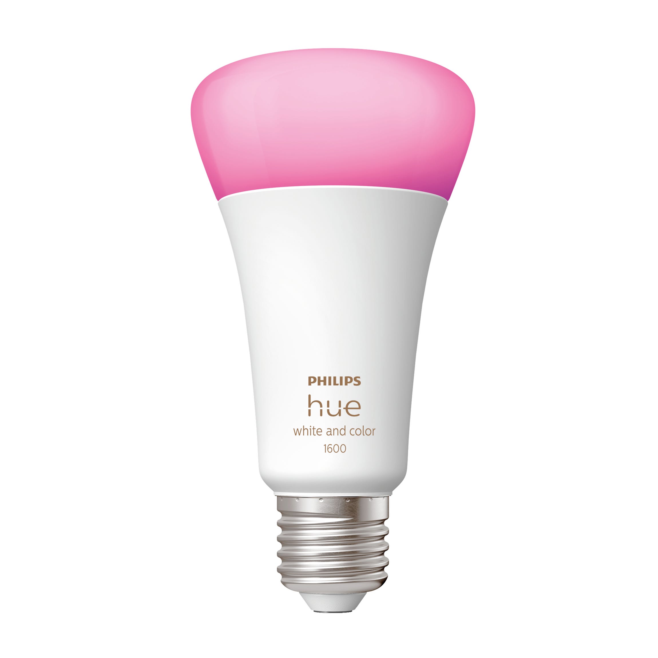 Lampadina smart Hue Color, LED, goccia, trasparente, luce cct e