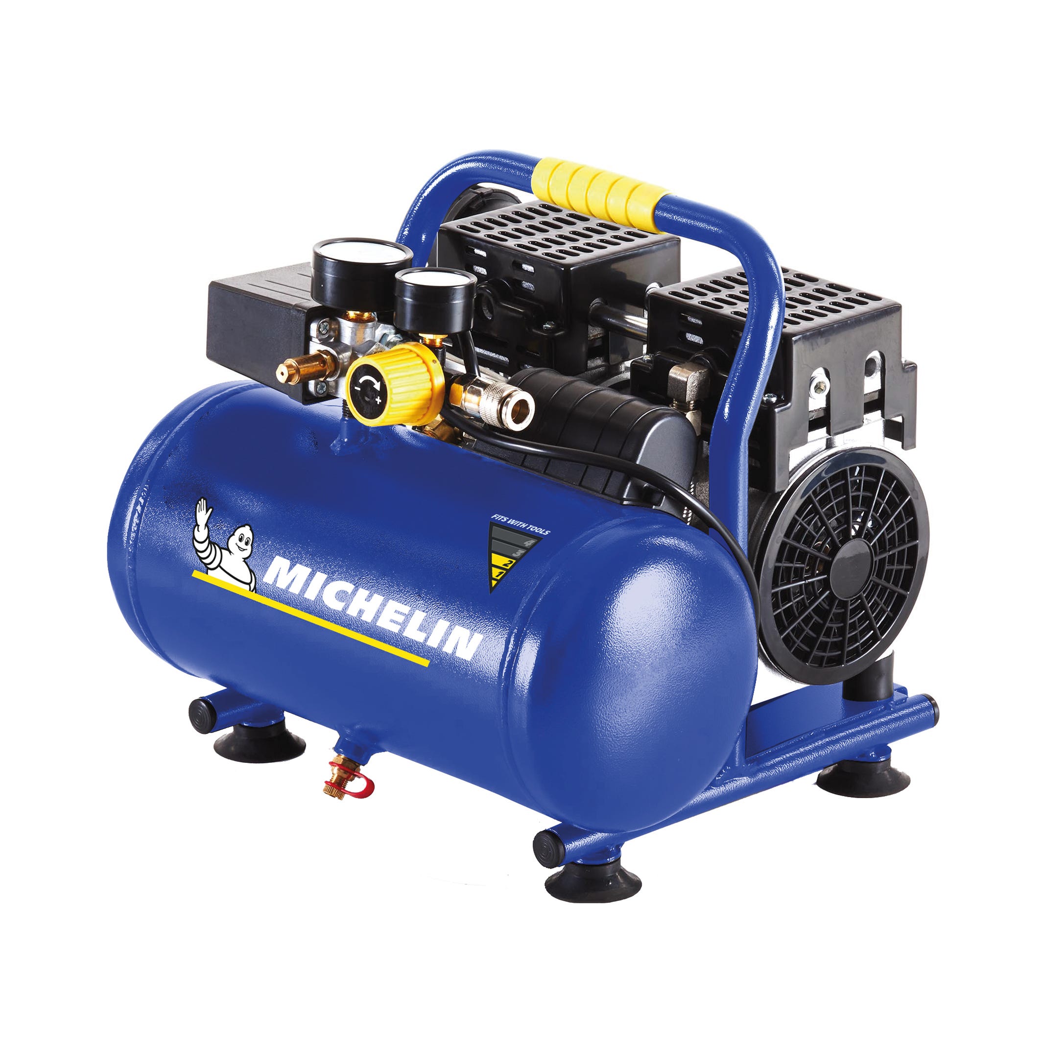 Compressore d'aria 6L 150 PSI 12 V con tubo per veicoli/motori