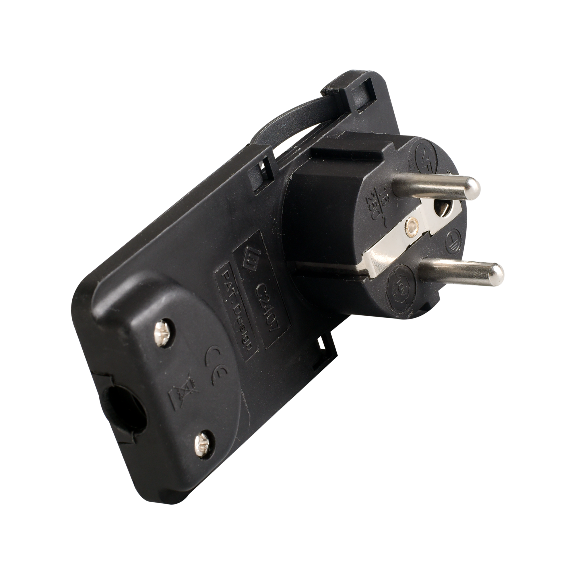 COMPACT Spina 2 poli+T 16A Bianca