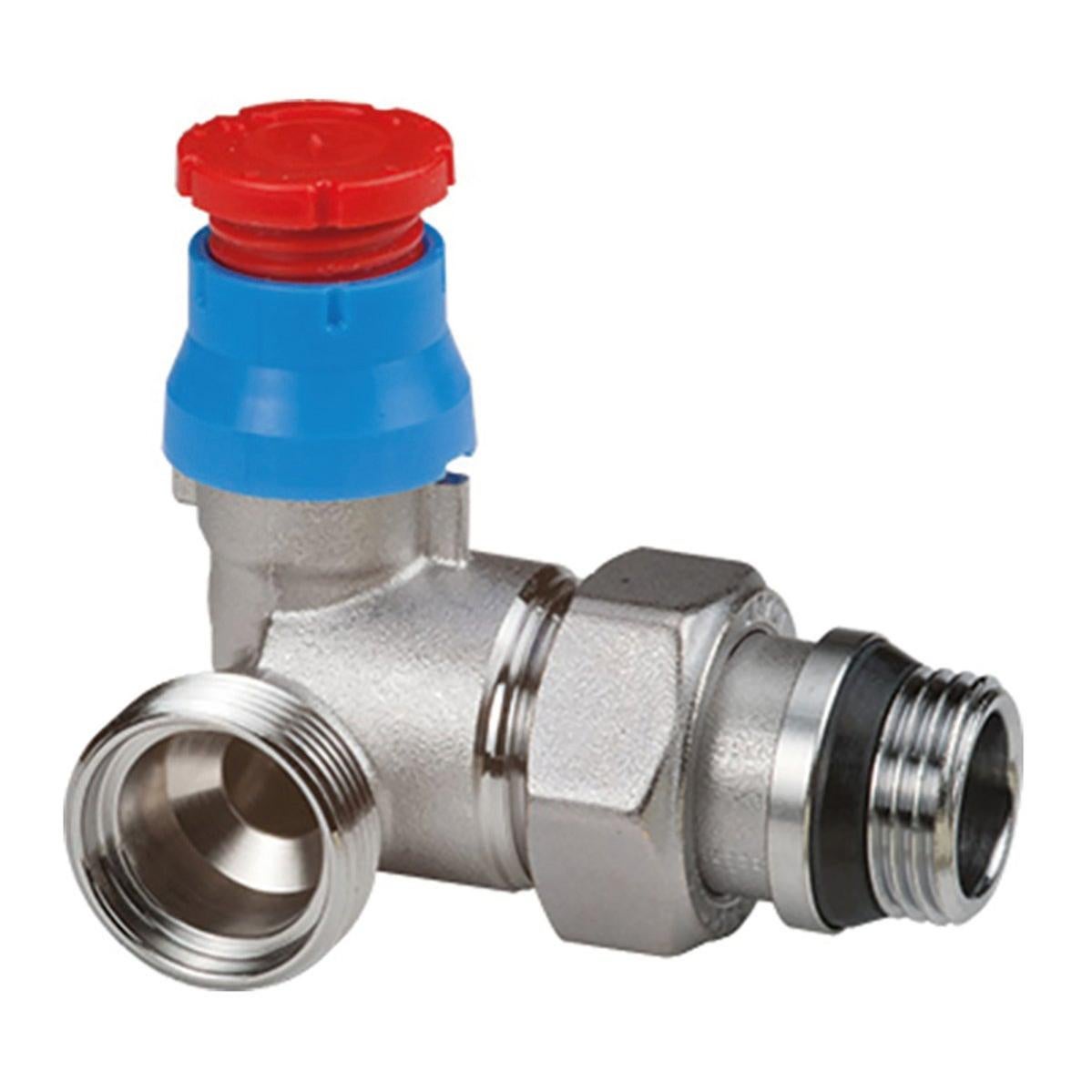 4 Valvole Sfiato Aria Per Radiatore | Filetto Maschio 1/2" | Kit Spurgo Manuale In Metallo | Accessori Riscaldamento - 3
