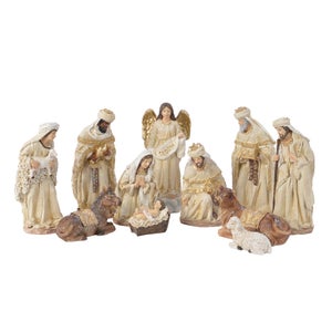 Statuine grandi natività Celestial per presepe natalizio in