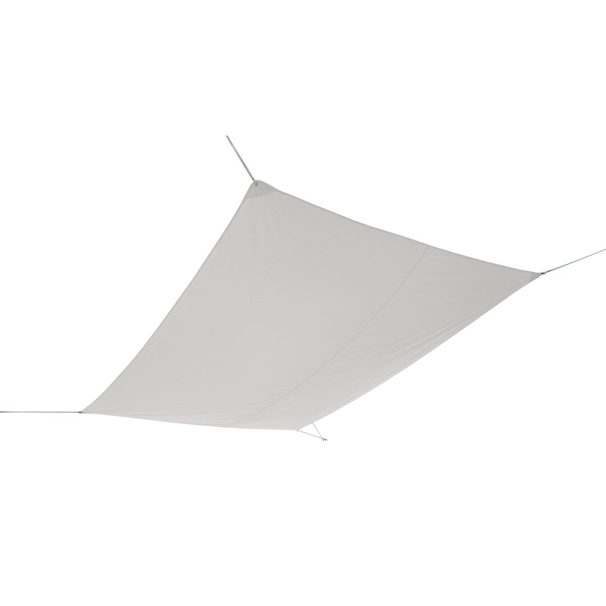 Tenda a vela ombreggiante LISTA quadrata 3,6 m Bianco — Rehabilitaweb