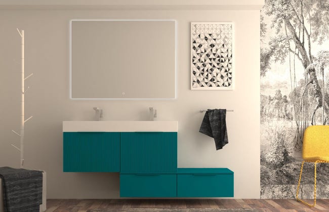 Telo Bagno Gabel In Cotone Idrofilo 100x150 Cm - Blu Petrolio, Spesso E Assorbente, Made In Italy