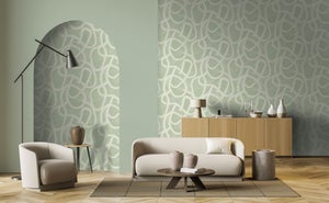 Carta da parati pelle di serpente verde salvia - 0,53 x 10,05 m - Origin  Wallcoverings