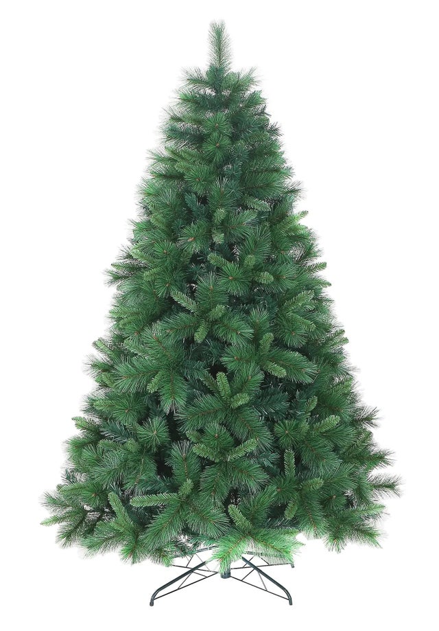 Albero di Natale Maria, Altezza 210 cm, Imbiancato, Extra folto