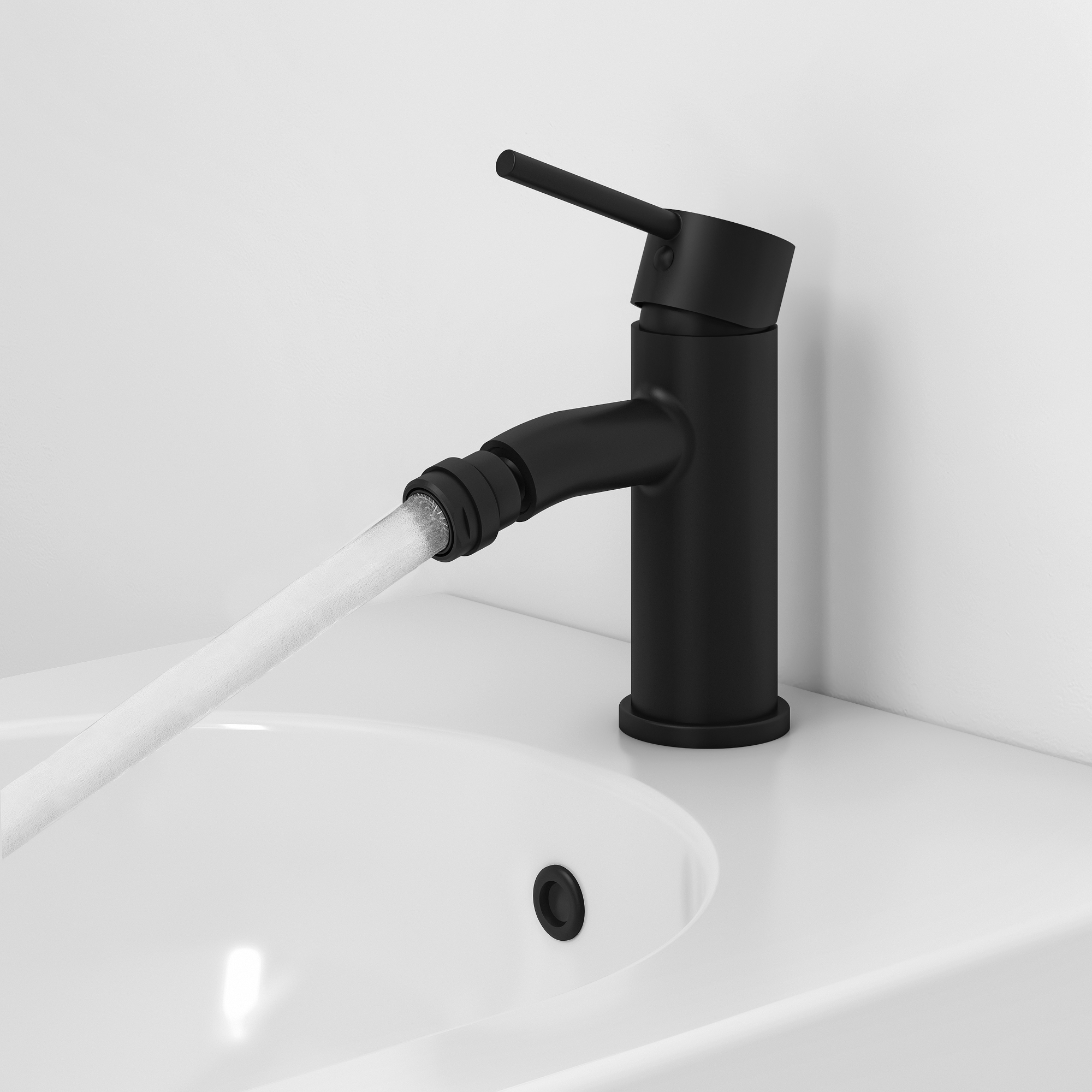 Rubinetto per bidet Nerea cromato lucido opaco