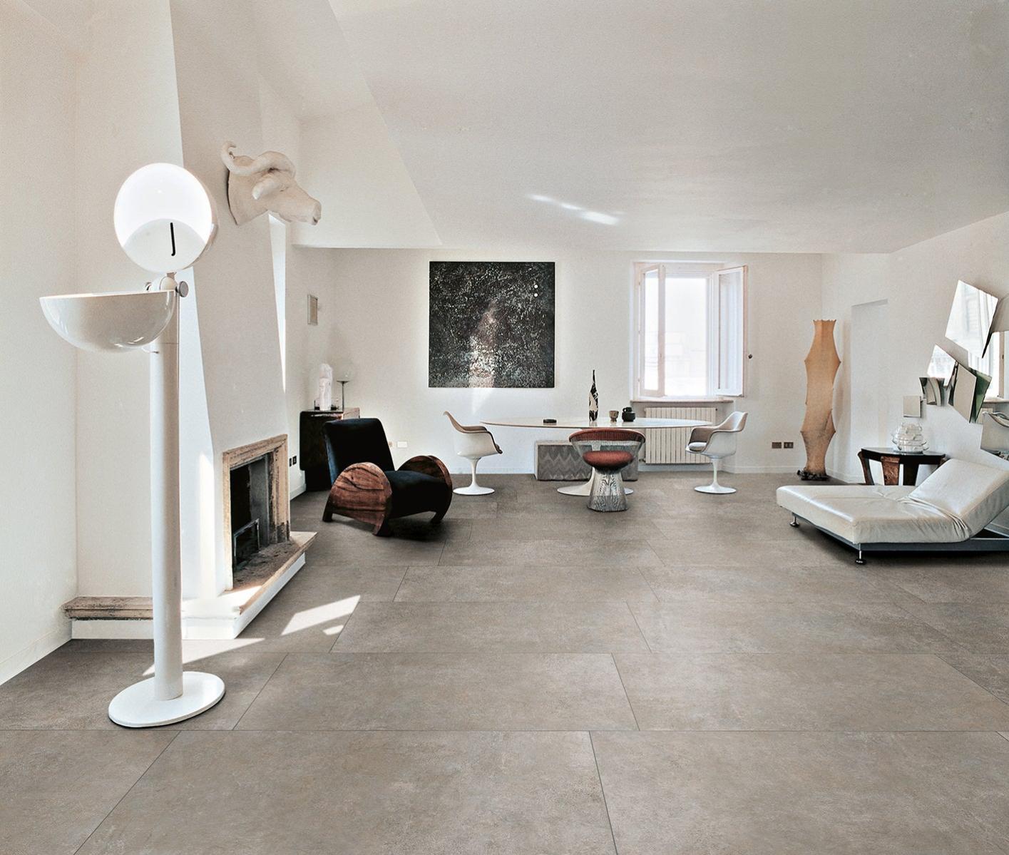 Piastrella da pavimento e rivestimento interno rettificato GREY SOUL in ...