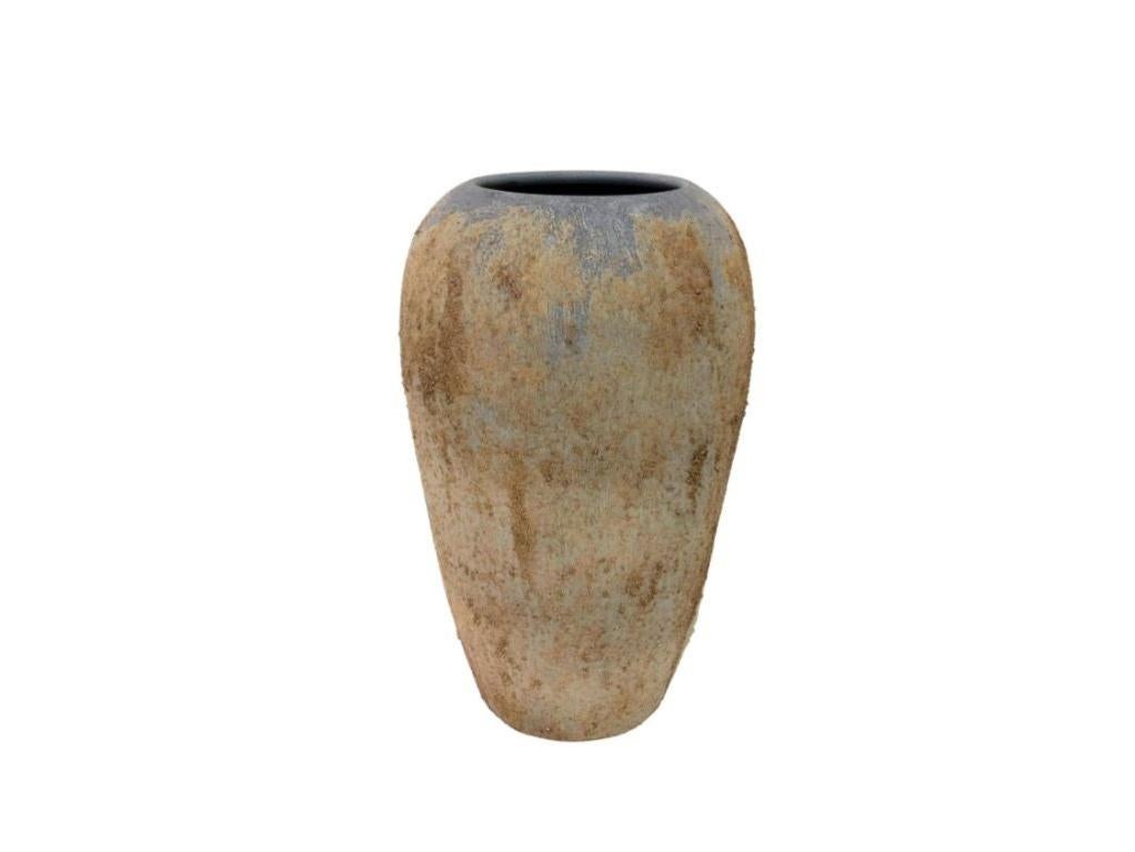 Vaso In Ceramica Nero E Oro 27 Cm – Design Moderno, Per Pampas E Fiori, Regalo Elegante