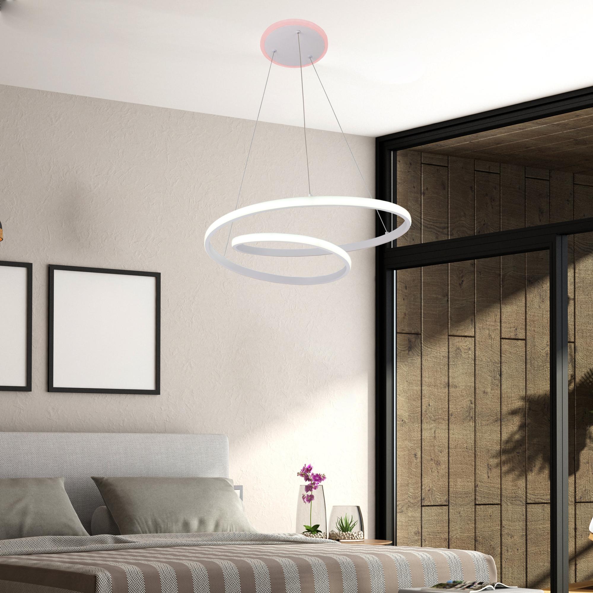 lampadario moderno camera da letto