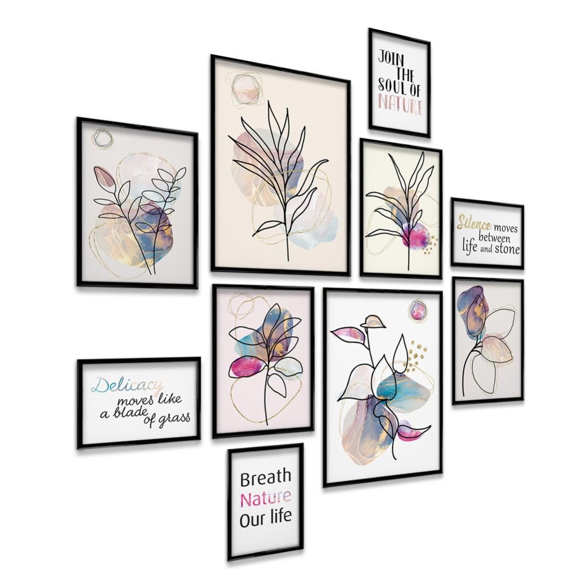 2 Cerchi Floreali In Bambù Per Decorazioni Da Parete Fai Da Te Per