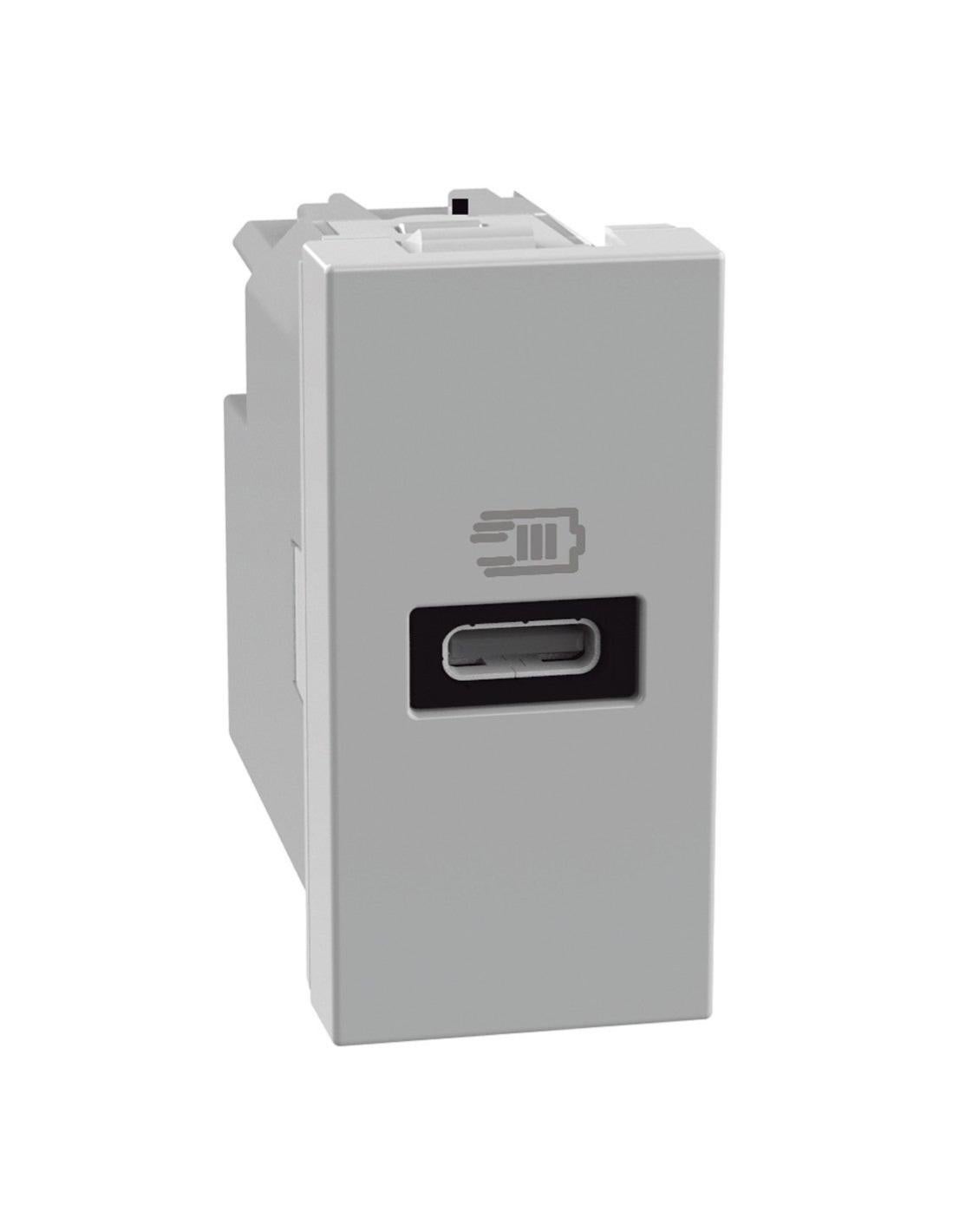 Presa BTicino MatixGO Con USB - Presa Elettrica Bianca Con Porta USB Tipo A 15W, Facile Installazione - Foto 3