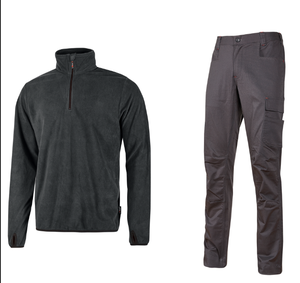 U-power Pantalone Da Lavoro Stretch Modello Horizon Colore Black Carbon  Taglia M