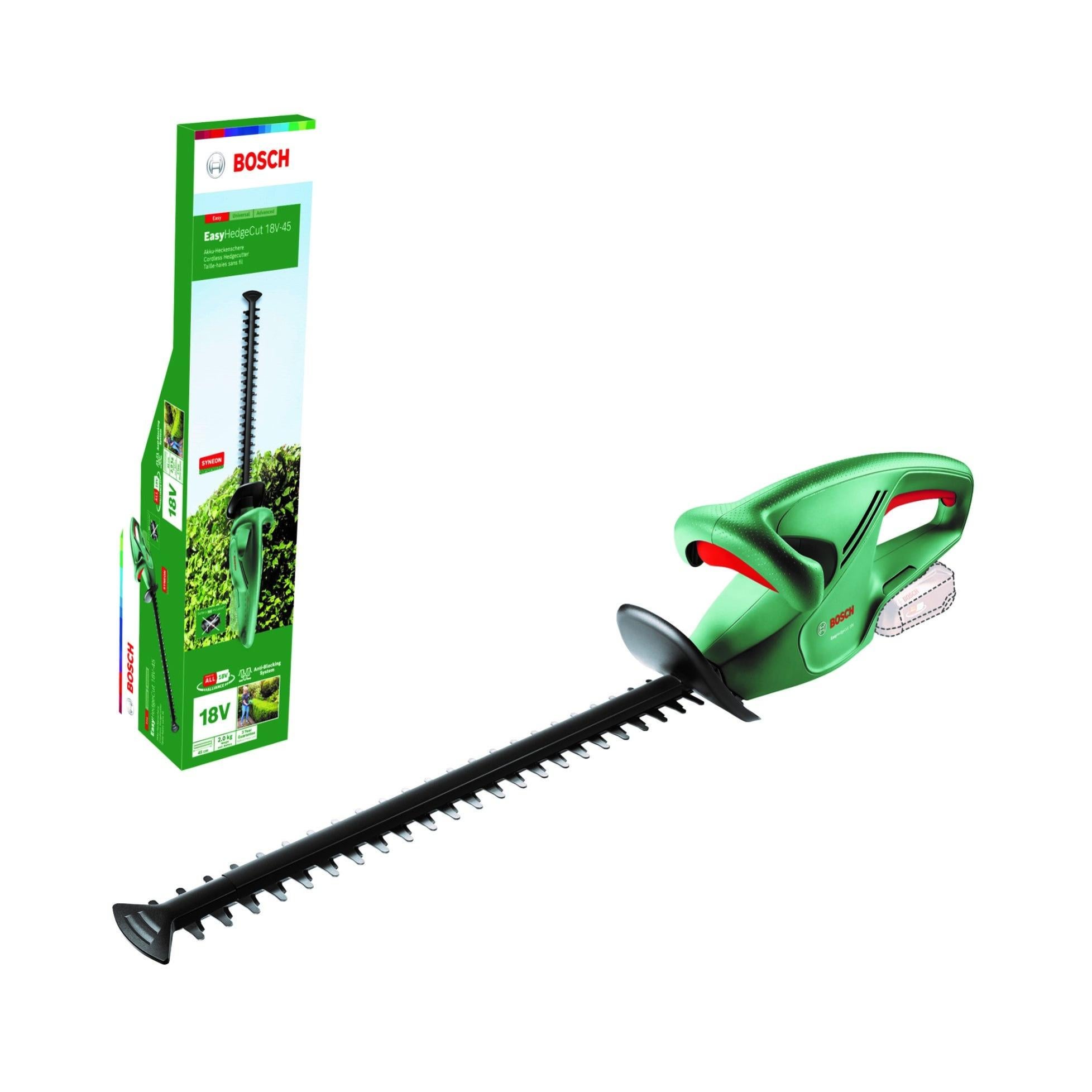Tagliasiepi a batteria BOSCH EasyHedgeCut 18V-45 18V batteria non