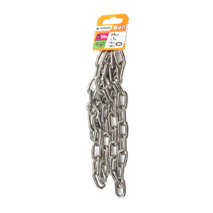 Bobina - catena acciaio inox dorata, maglia zigrinata - 4x3mm - 50mt Online