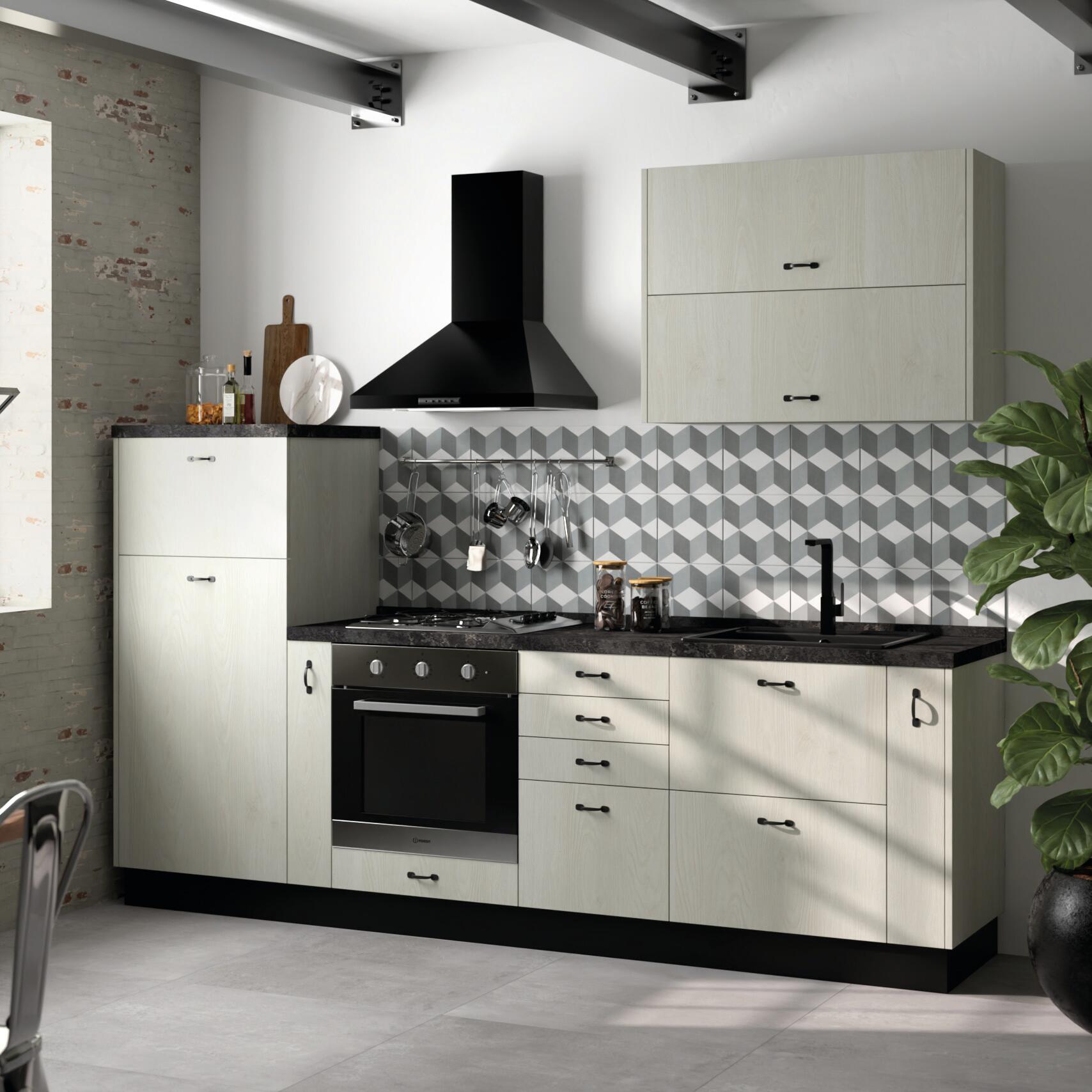 Cucina In Kit Delinia Id Delinia Id One Click Bianco L Cm Leroy