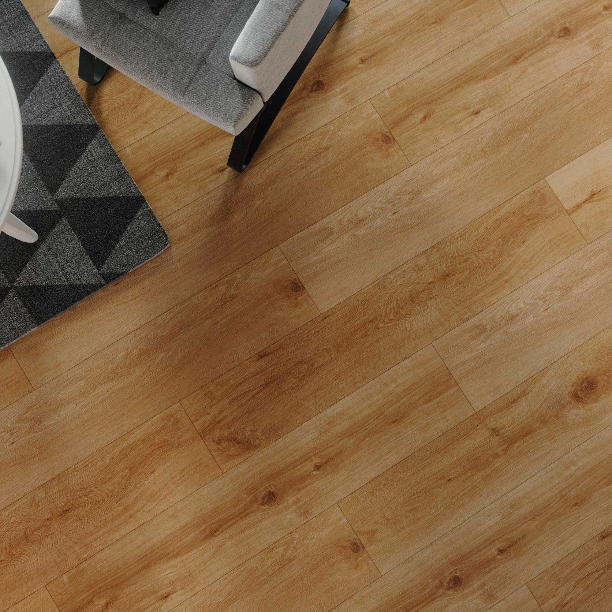 Pavimento in spc flottante clic passaggio importante Newport Oak rovere ...