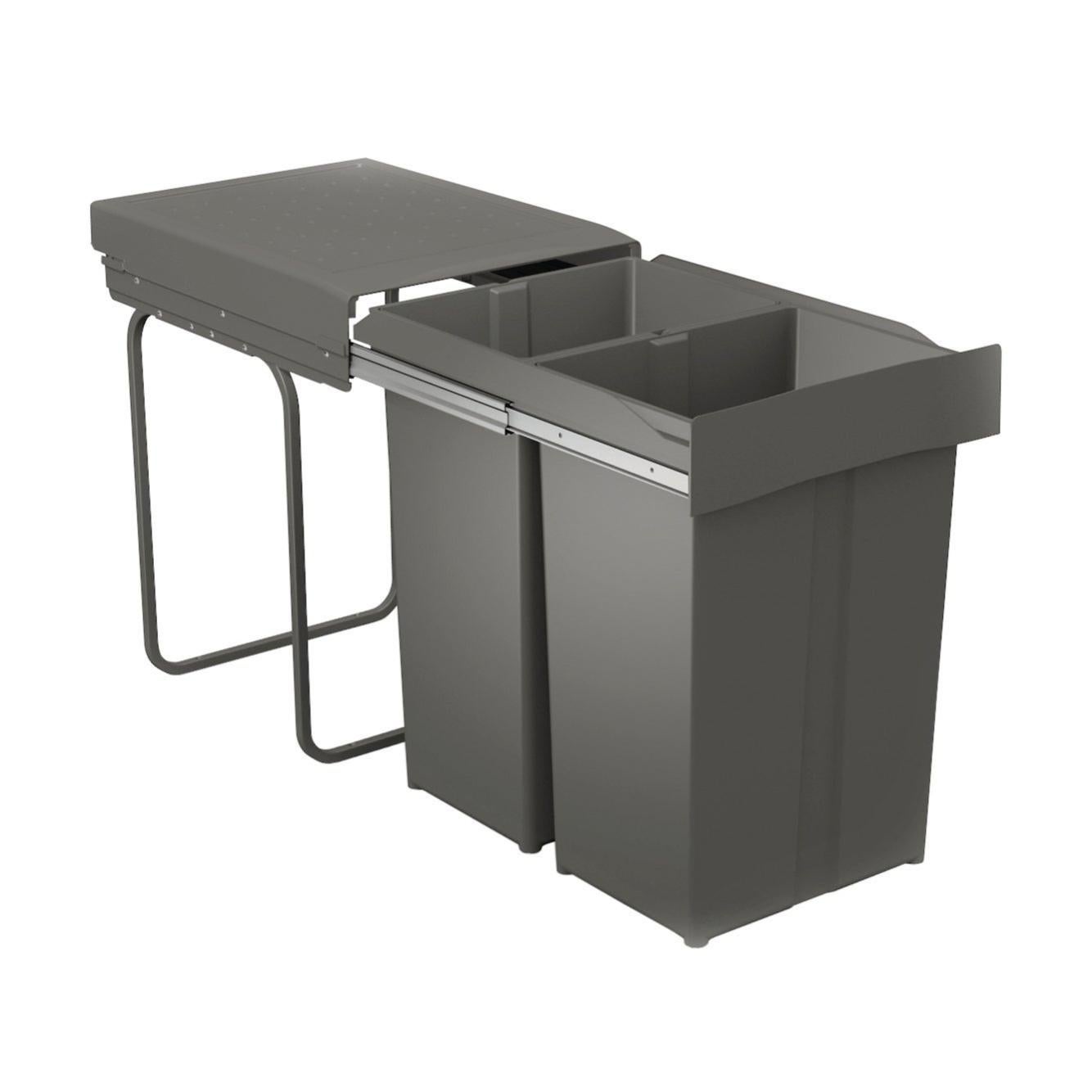 Pattumiera Estraibile per Mobile Cucina Eco 48 L Soft-Close