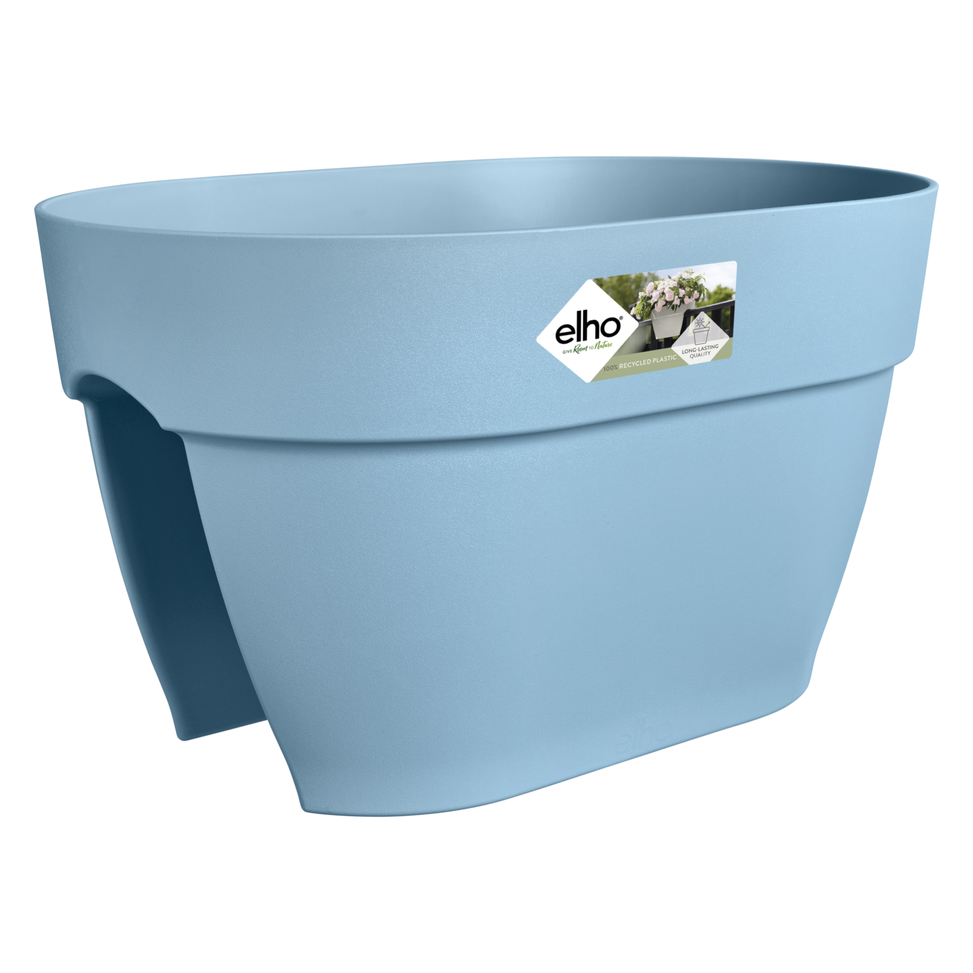 Vaso Alto EDA Plastiques Toscana, Grigio Antracite – Perfetto Per Il Tuo Giardino!