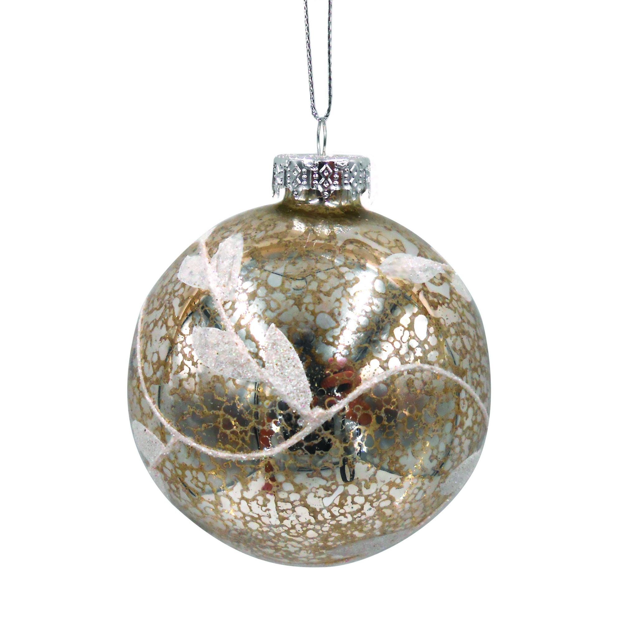 Pallina di Natale, Sfera Glitter, Oro, 15 cm Pallina di Natale, Sfera Glitter, Oro, 15 cm