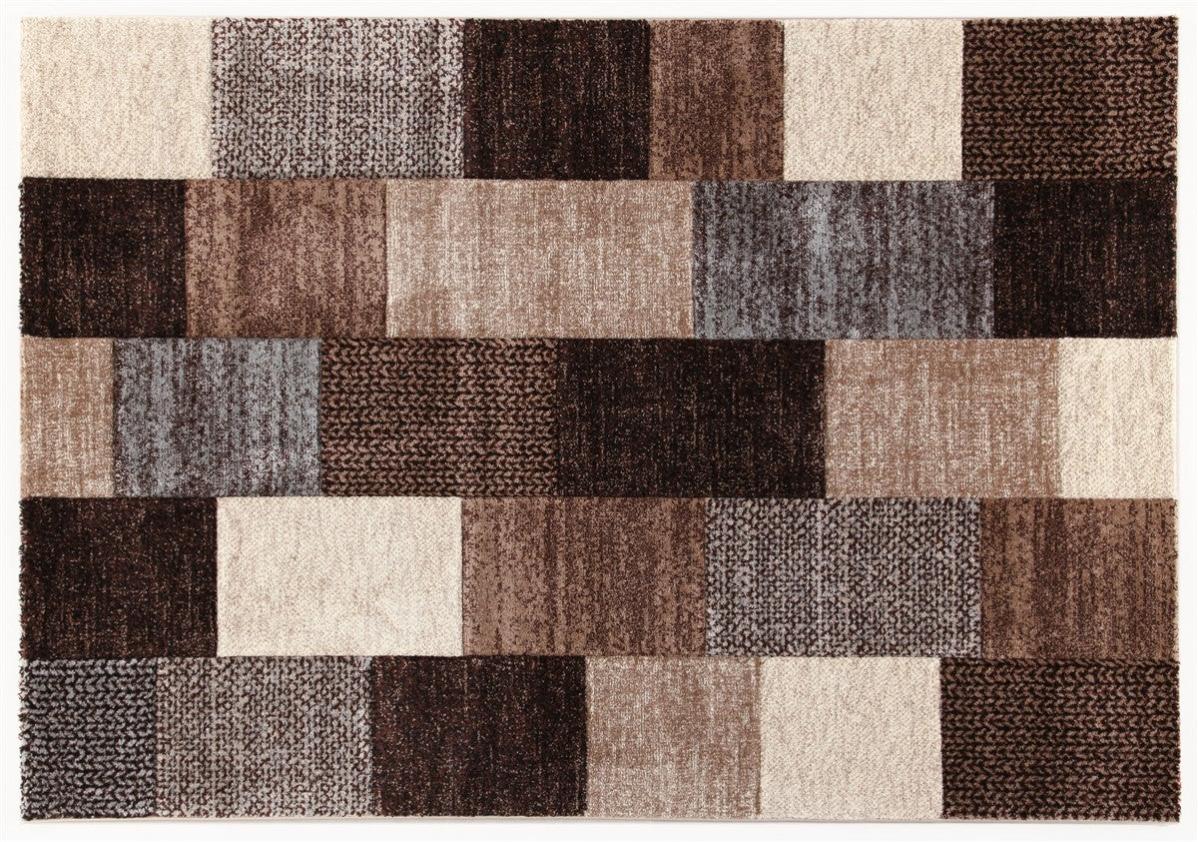 Tappeto Ray D Beige Brown multicolore, 80x150 cm