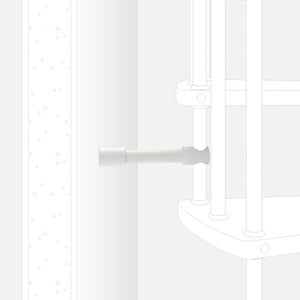 Ringhiere Per Esterni Per Gradini E Pianerottoli, Ringhiere Per Portici  0,6-1,5 M Di Lunghezza/Palo Per Balaustra Di Transizione In Acciaio Inox,  Con