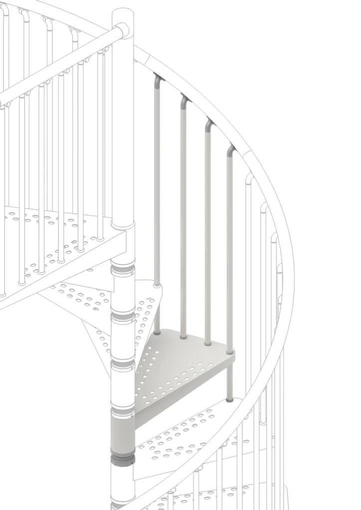 Scala Marchetti Con Gradino Espanso E Piattaforma - Portata 150kg, Altezza 1.20m - Foto 4