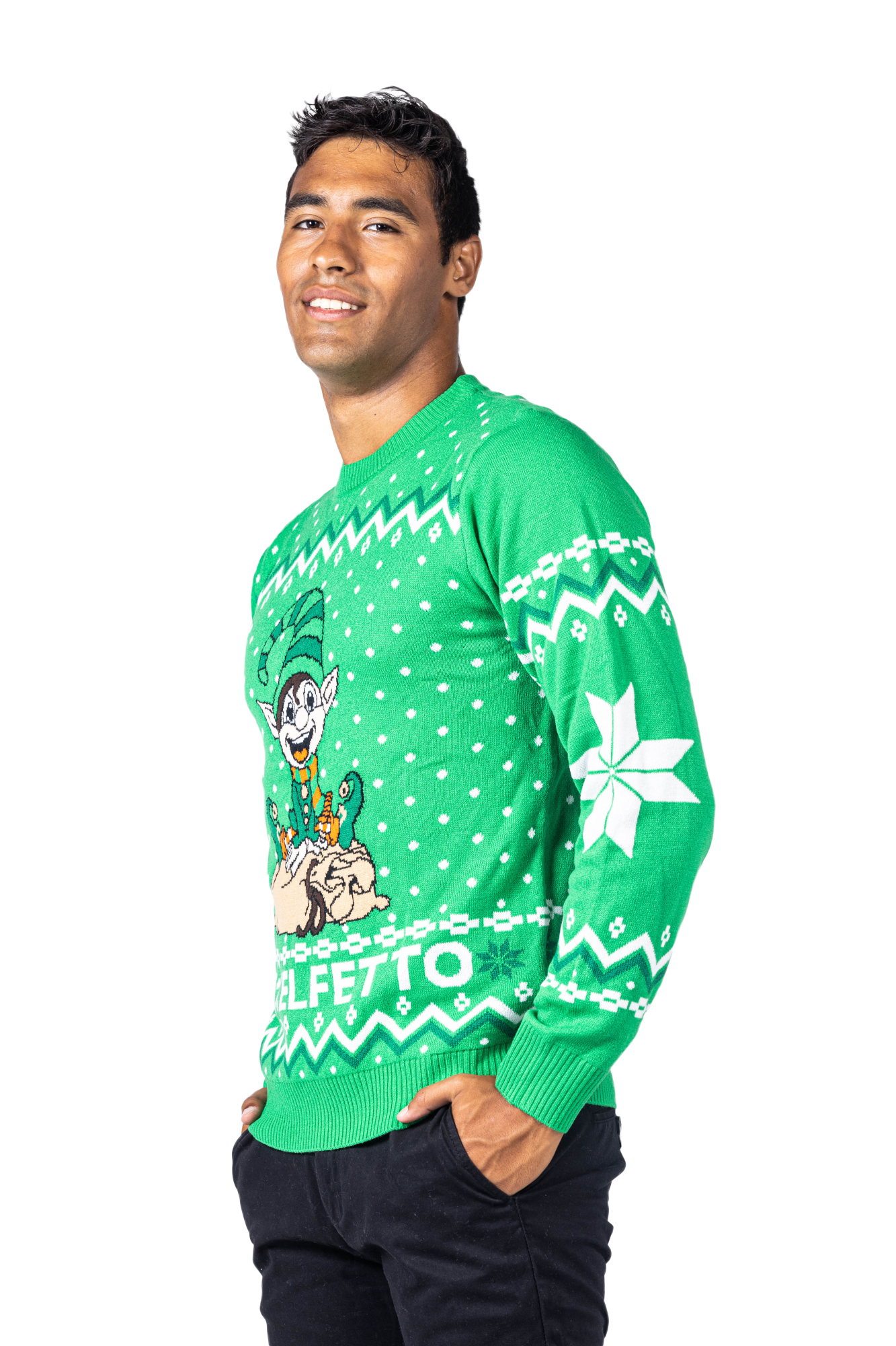 Pigiama Natale Unisex Adulti - Tuta Con Cappuccio - Babbo Natale, Albero, Renne - Flanella