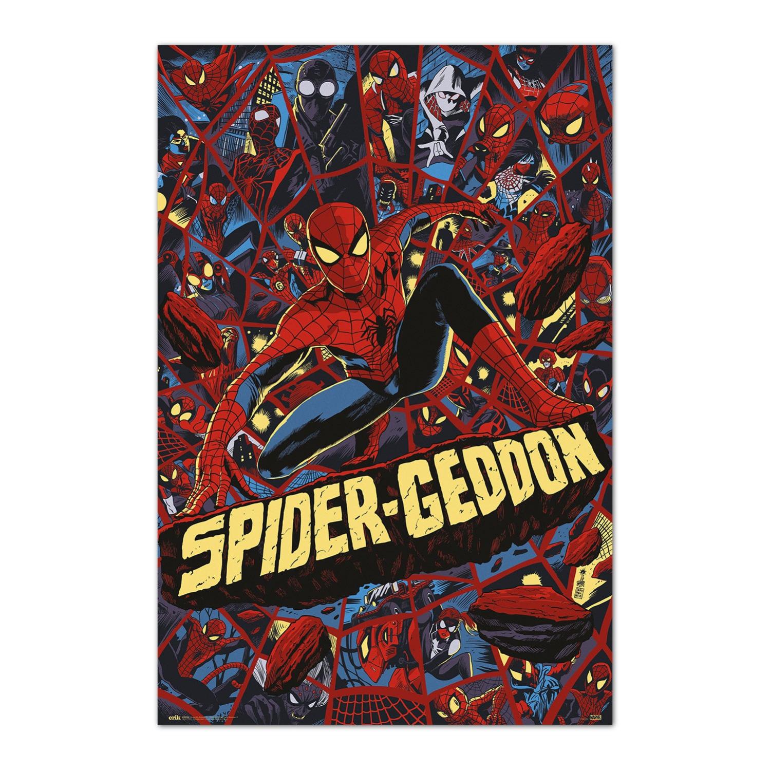 Poster Spider-Man Marvel Ufficiale | 61 X 91,5 Cm | Multicolore Su Carta | Decorazione Da Parete Per Fan