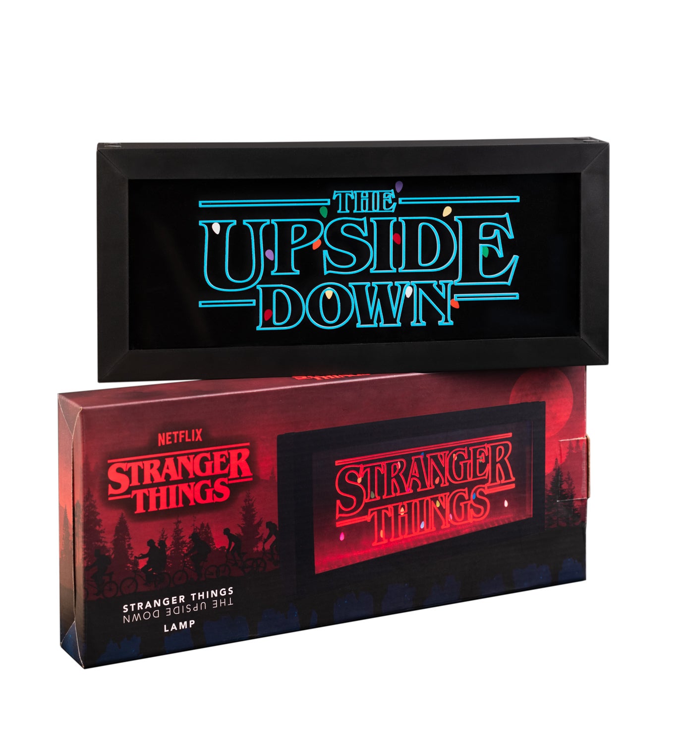 Lampada da comodino LED STRANGER THINGS THE UPSIDE DOWN multicolore luce  calda