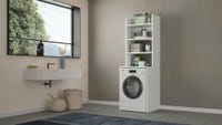 Mobile lavanderia Laundry EL126 bianco L 65 x P 58 x H 195 cm | Leroy ...