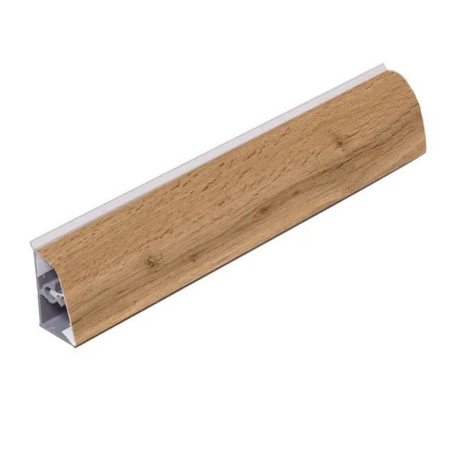 Cassettiera 3E 3xE 144x83x37 Cm - Corpo E Frontale Cashmere, Top Rovere Linea - Pannelli Truciolari 16mm - 3