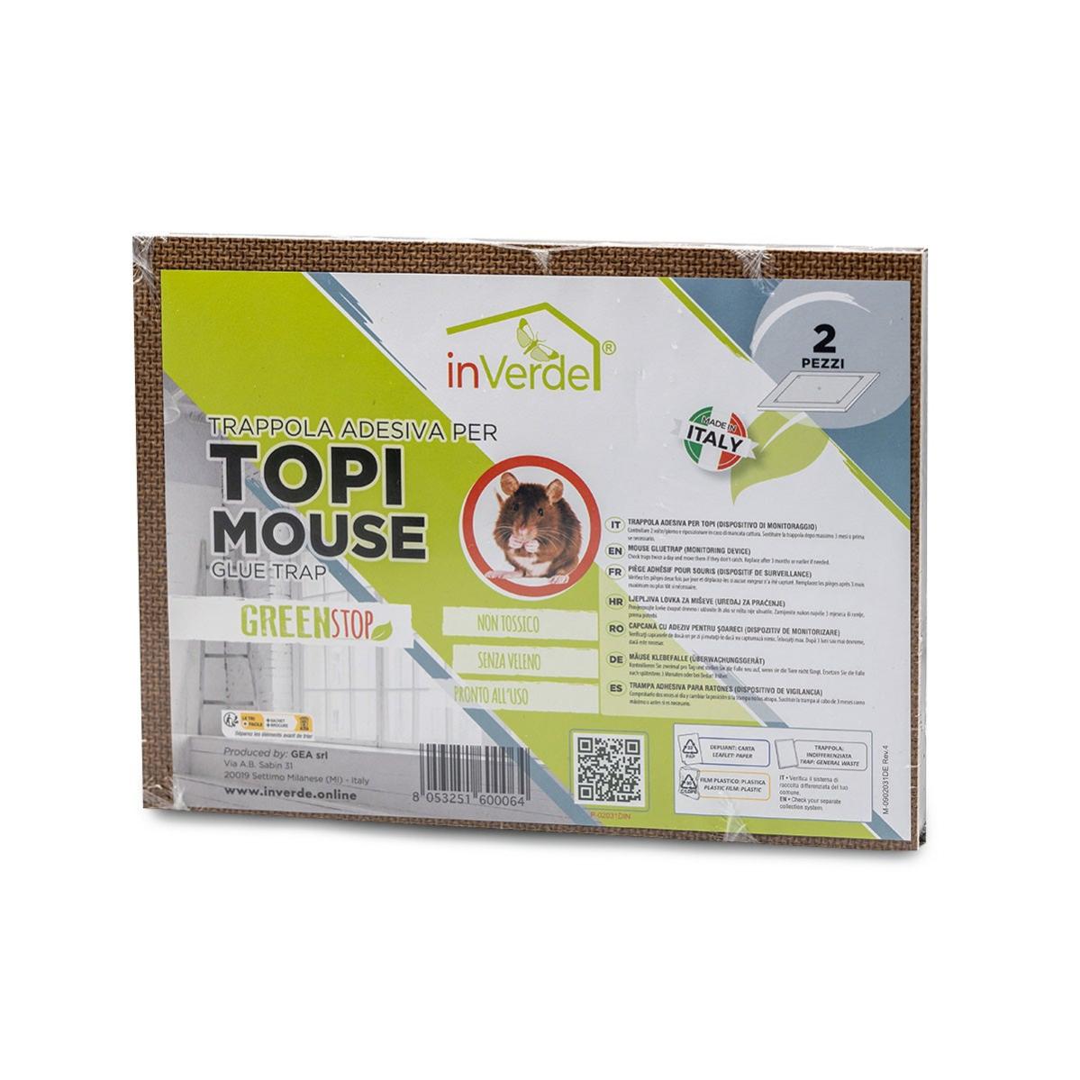 Trappole Adesive Insetti STOCKER - 5 Pezzi Gialle 24x17 Cm Per Serre E Giardino