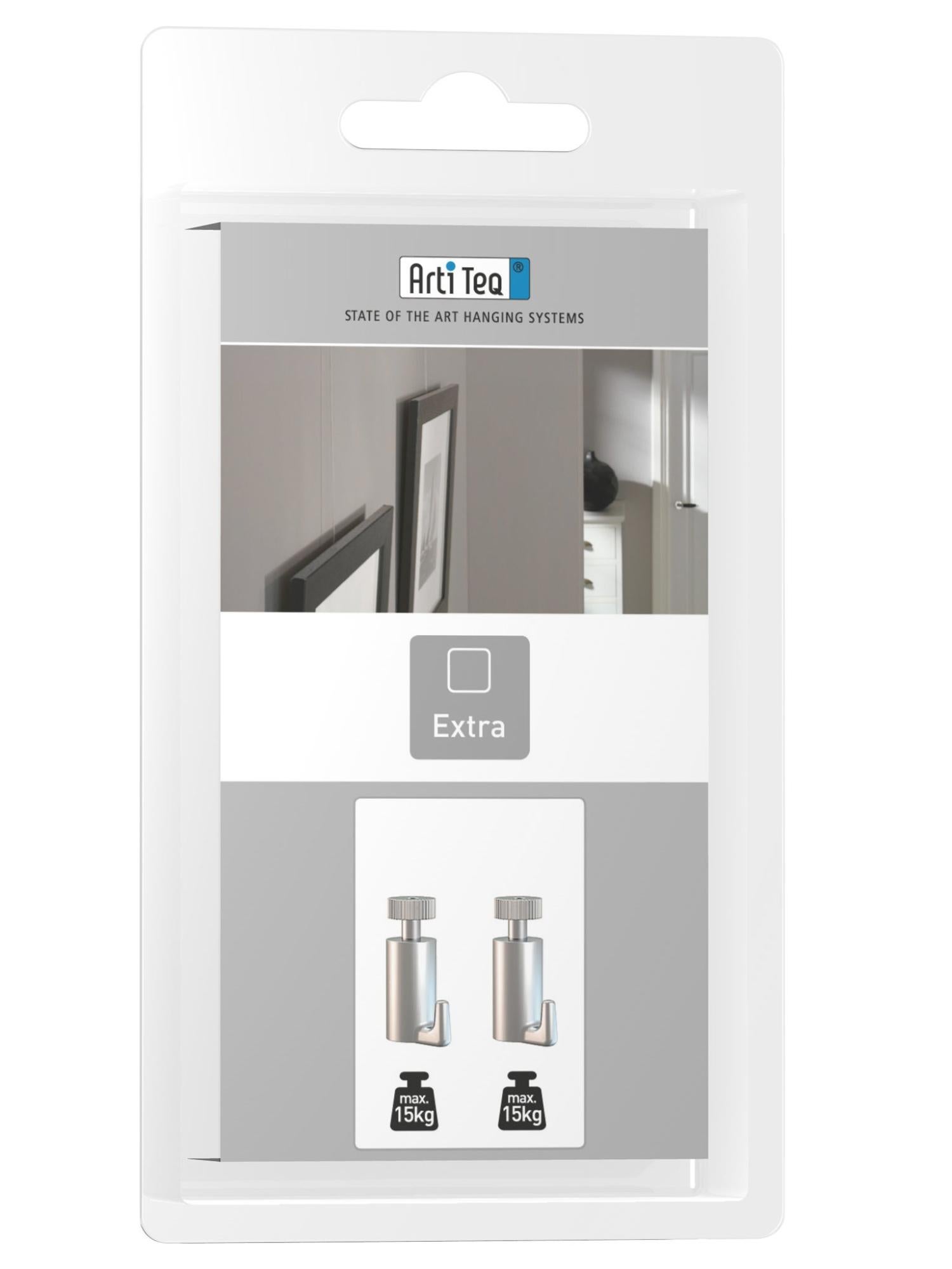 STANLEY Kit Organizzazione Parete 20 Pezzi - 2 Binari 120cm, 16 Ganci, 4 Tappi Per Garage E Officina, Grigio