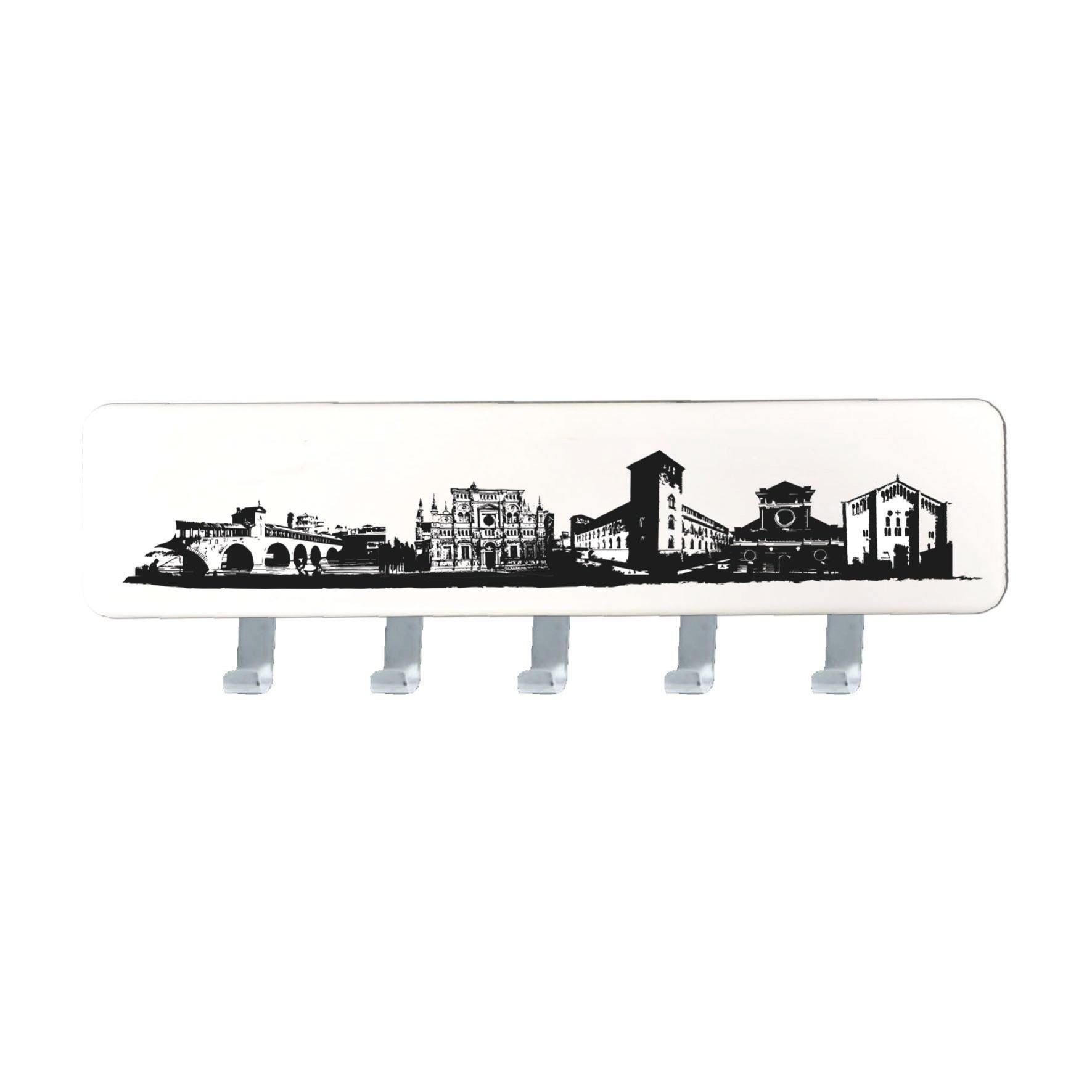Appendiabiti Da Avvitare Brindisi In Legno Bianco Opaco 5 Ganci L 50 X H 15 Cm 89680973 Appendiabiti Da Avvitare Brindisi In Legno Bianco Opaco 5 Ganci L 50 X H 15 Cm 89680973