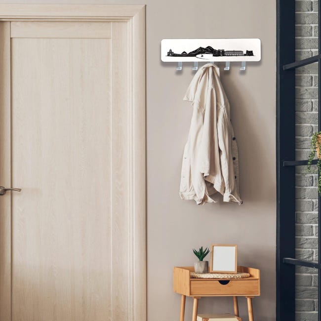 Franklin Brass Pilltop B46716K-PMN-R - Perchero de pared de 27 pies con 5 ganchos, colgador para colgar ropa, toallas, bolsos, bolsos, cocina, entrada, armario Franklin Brass Pilltop B46716K-PMN-R - Perchero de pared de 27 pies con 5 ganchos, colgador para colgar ropa, toallas, bolsos, bolsos, cocina, entrada, armario