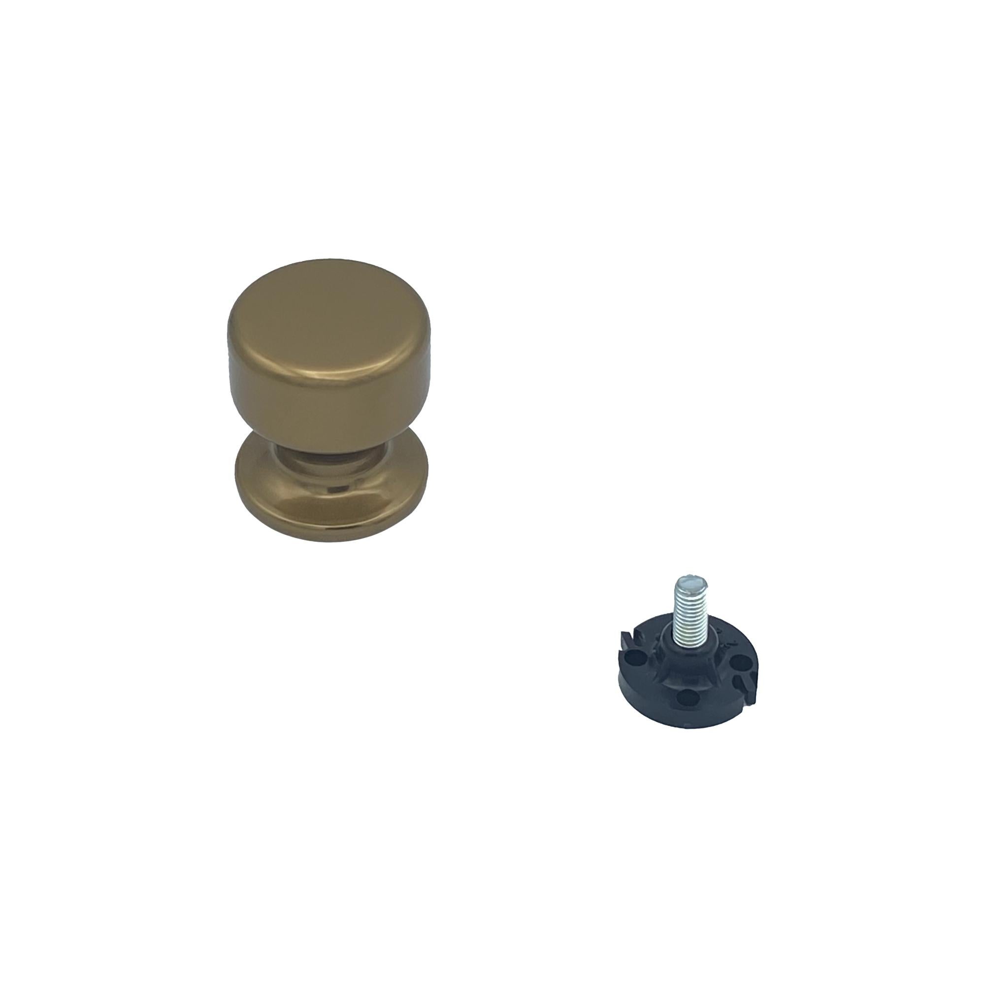 Pomolo Fisso Per Porta SAGUATTI 169/70CB In Alluminio Bronzo Lucido - Foto 10