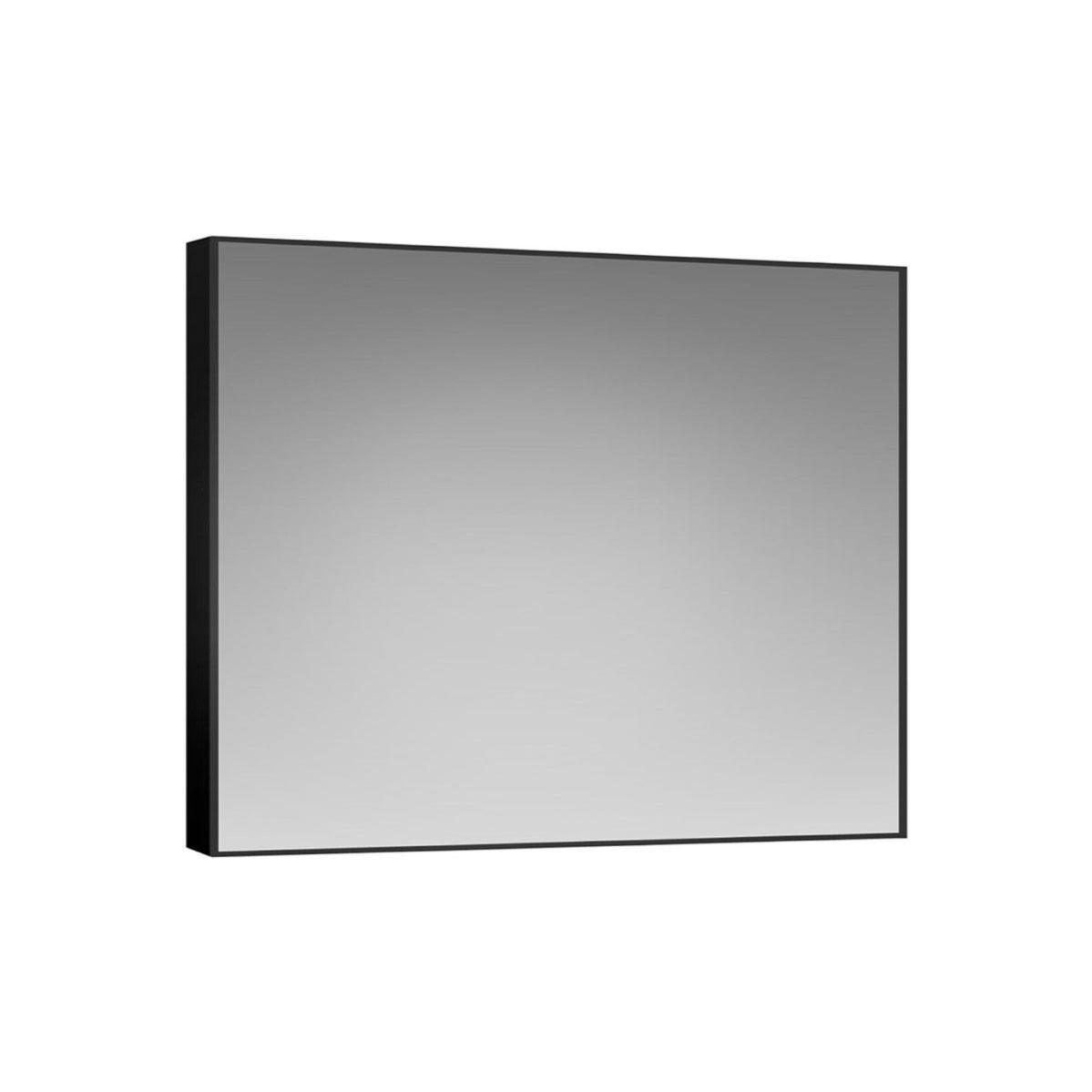 Specchio Da Parete Nero 66x96cm - Design Finestra Con Cornice Alluminio - Foto 12