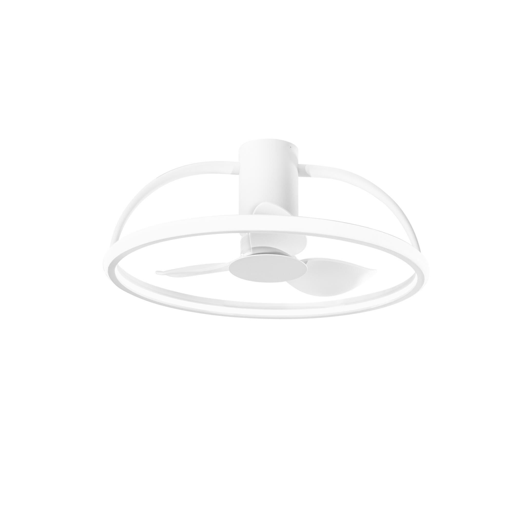 Proventa Ventilatore Da Soffitto Con Lampada LED 60W - Plafoniera Dimmerabile 60cm, Luce Bianca Calda/Neutra, Telecomando, Modalità Estate/Inverno, Design Moderno - 2