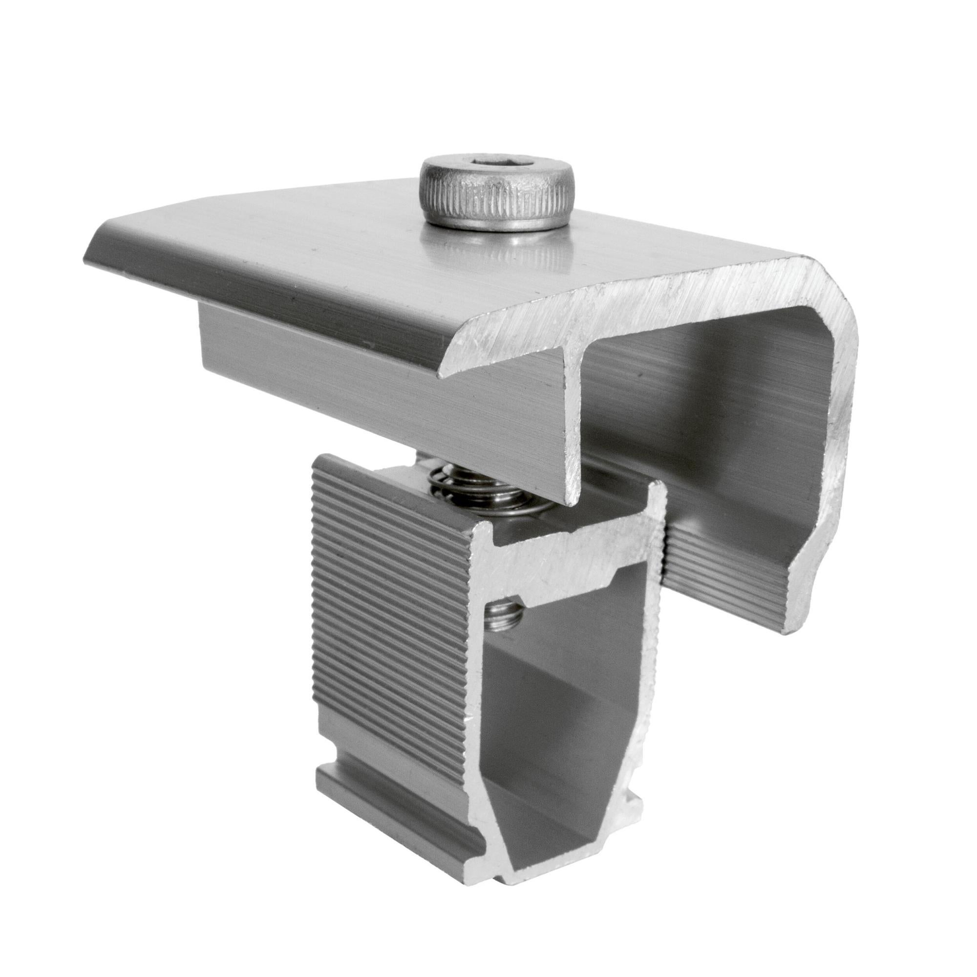 Staffe di inclinazione del Pannello Solare con Angolo Regolabile 15°-30°, staffe Regolabili del Pannello Solare supportano Fino a 200 W Pannello Solare per Barca, Camper, Tetto, Si
