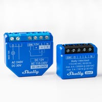 Shelly 1V3 Interruttore Relè Wireless per Automazione Domestica, Blu Shelly 1V3 Interruttore Relè Wireless per Automazione Domestica, Blu