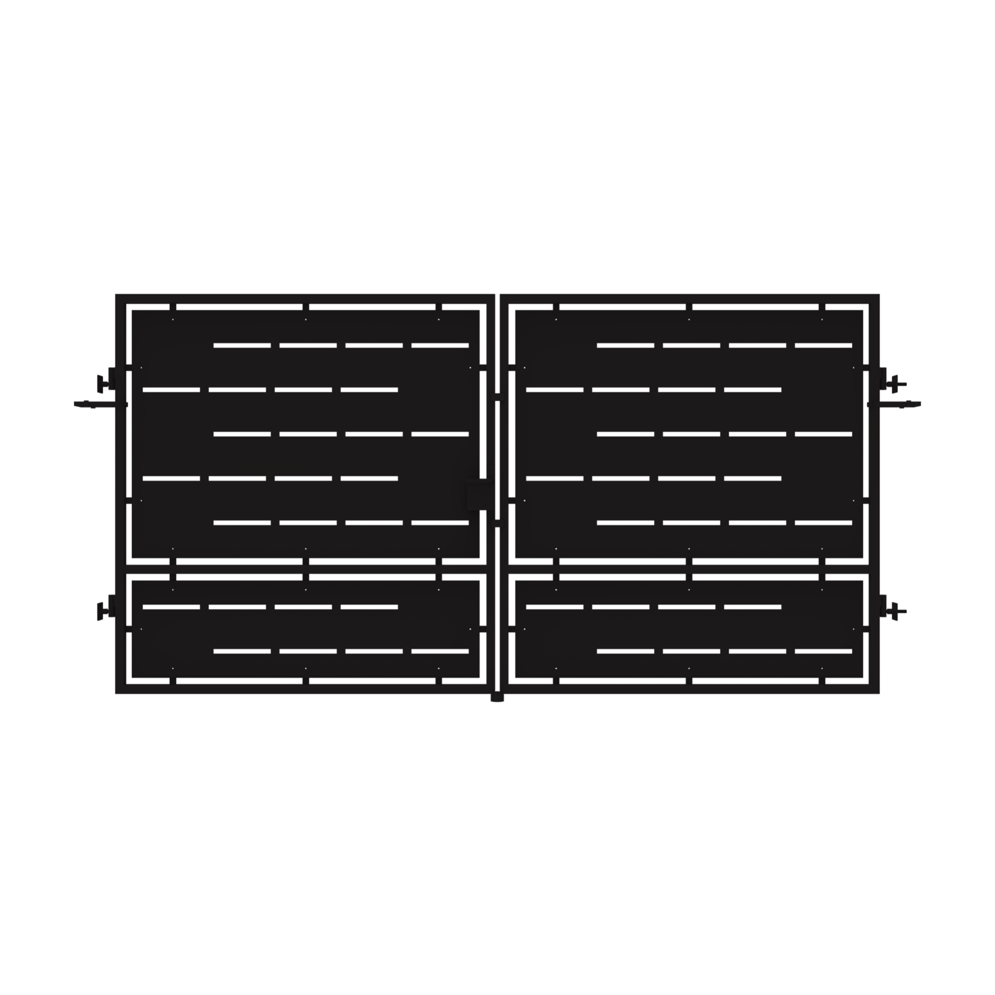 TTZEZE Angoli Per Cancello In Alluminio Per Recinzioni, Gomiti Cancelli Per Tubi Di Diametro Esterno Da 1 3/8 "x 1 3/8", 4 Pezzi - Foto 10