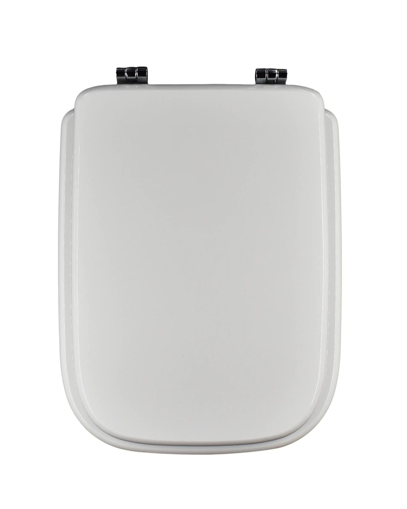 Copriwater In MDF Per Ideal Standard Conca | Bianco Laccato Con Cerniere Cromate | Facile Da Installare - Foto 4